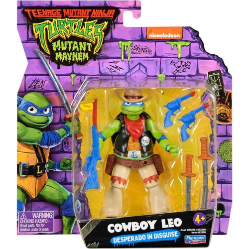 Teenage Mutant Ninja Turtles 5 Inch Action Figure Mutant Mayhem - Cowboy Leo