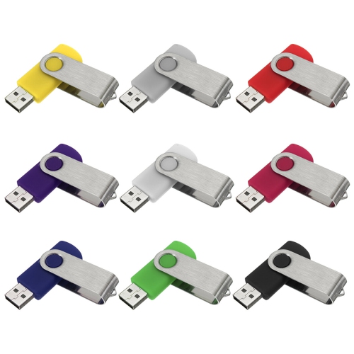 USB 2.0 64MB USB 2.0 Flash Drive Colorful Pendrive 360 Rotation Thumb Drive