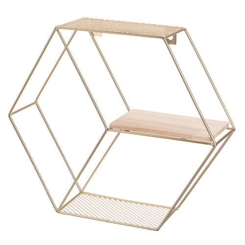 Étagère murale en fer à suspendre; tablette murale Home salon; Art mural; Support de rangement; décoration de style industriel