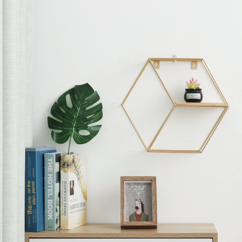 Étagère murale en fer à suspendre; tablette murale Home salon; Art mural; Support de rangement; décoration de style industriel