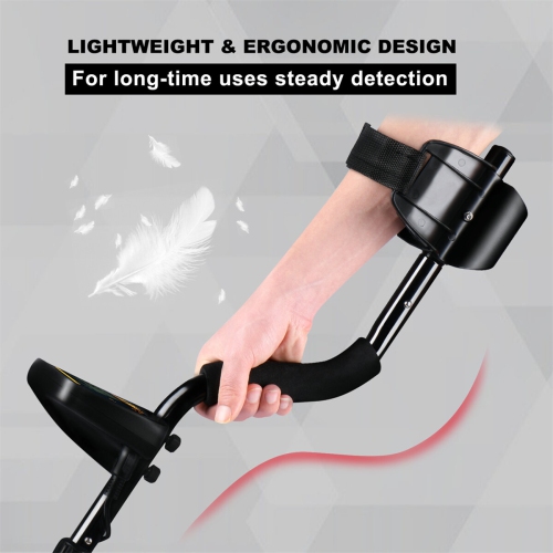 US Direct GC-1075 détecteur de métaux professionnel étanche puce DSP à bobine de 11 pouces 5 modes Treasure Hunting Gold Silver Detection