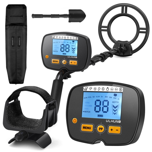 USA Direct GC1071 Metal Detector Waterproof IP68 with Advanced DSP Chip 10 Inch Coil 5 Search Modes LCD Display Best Gold Detectors for Treasure