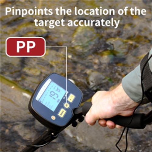 USA Direct GC1071 Metal Detector Waterproof IP68 with Advanced DSP Chip 10 Inch Coil 5 Search Modes LCD Display Best Gold Detectors for Treasure
