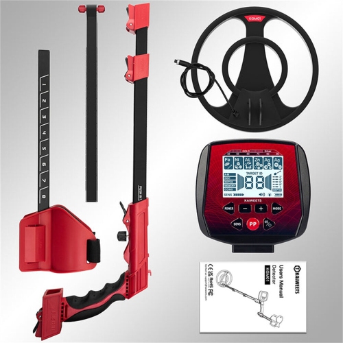 Détecteur de métaux professionnel KAIWEETS KGM01 avec 6 modes de détection haute précision IP68 sensibilité réglable et longueur de tige pour pièces