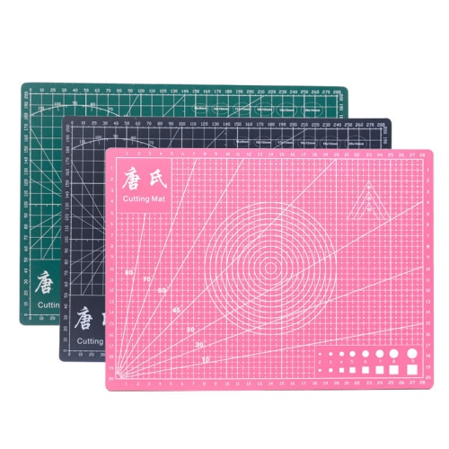 TANGSHI A4 Grid Self Healing Cutting Mat Durable PVC Craft Card Fabric Leather Paper Cutting Board Patchwork Tools
