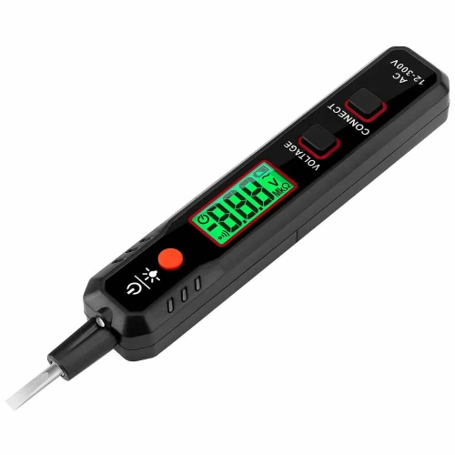 VOLTAGE & CURRENT T  Eu Us Direct Kaiweets Vt500 Non-Contact Voltage Tester Pen 12~300V Ac Voltage Continuity Polarity Detection \w High Voltage Alarm
