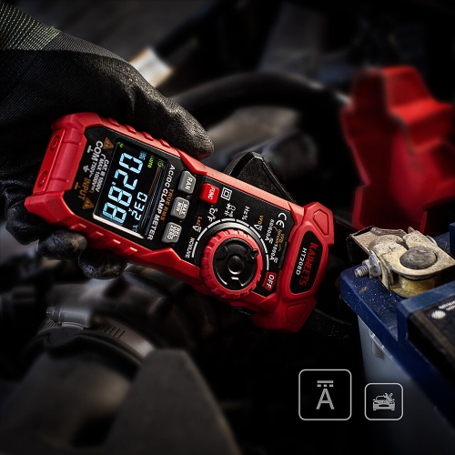 EU US Direct KAIWEETS HT208D Inrush Clamp Meter T-RMS 6000 Counts AC/DC 1000V True RMS Precision NCV Detection LED Flashlight Best Multimeter for