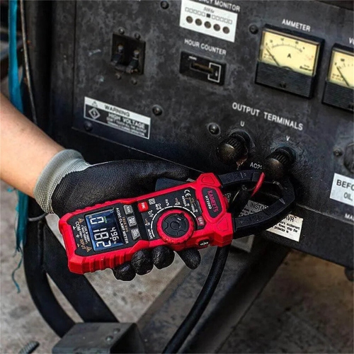 EU US Direct KAIWEETS HT208D Inrush Clamp Meter T-RMS 6000 Counts AC/DC 1000V True RMS Precision NCV Detection LED Flashlight Best Multimeter for