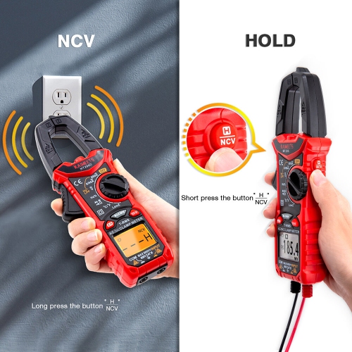 EU Direct KAIWEETS HT206D Digital Clamp Meter True RMS 6000 Counts AC/DC Voltage Current Resistance Capacitance Top Seller Buy Now