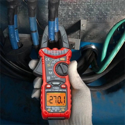 EU Direct KAIWEETS HT206D Digital Clamp Meter True RMS 6000 Counts AC/DC Voltage Current Resistance Capacitance Top Seller Buy Now