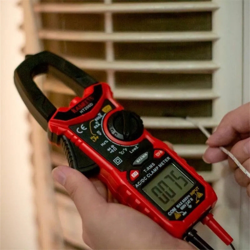 EU Direct KAIWEETS HT206D Digital Clamp Meter True RMS 6000 Counts AC/DC Voltage Current Resistance Capacitance Top Seller Buy Now