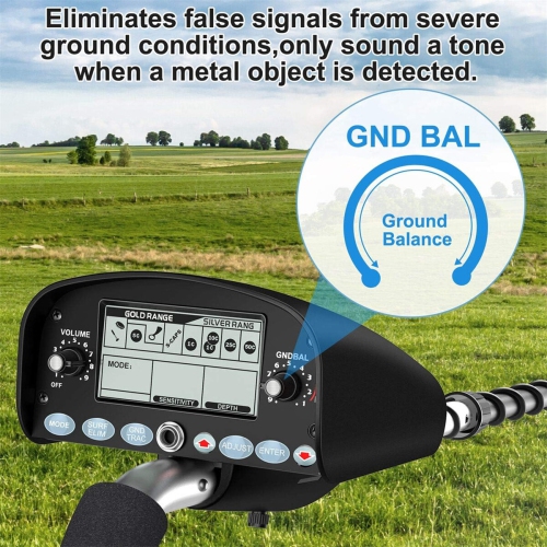 US Professional – détecteur de métaux étanche, puce DSP à IP68 bobines de 10 po, profondeur de 15 po, 5 modes, 8 type, trousse de chasse au trésor à