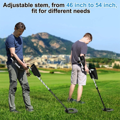 US Professional – détecteur de métaux étanche, puce DSP à IP68 bobines de 10 po, profondeur de 15 po, 5 modes, 8 type, trousse de chasse au trésor à