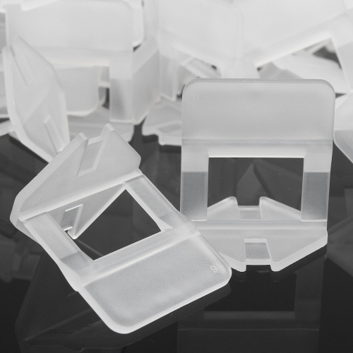 100Pcs 1.5mm White Ceramic Tile Tiling Accessibility Spacer Plastic Clip