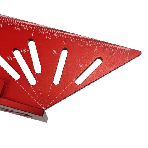 Mohoo – règle de mise en page de selle en alliage d’aluminium de menuiserie, calibre carré, 3D onglets, gabarit de mesure d’angle, outil de mise en