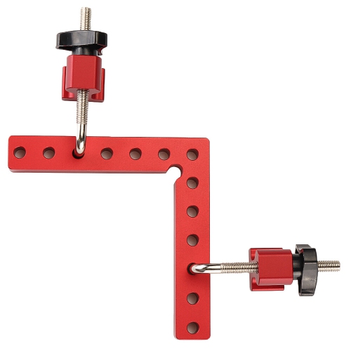 Drillpro Woodworking Precision Clamping Square L-Shaped Auxiliary Fixture Splicing Board Positioning Panel Fixed Clip Carpenter Square Ruler