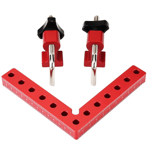 Drillpro Woodworking Precision Clamping Square L-Shaped Auxiliary Fixture Splicing Board Positioning Panel Fixed Clip Carpenter Square Ruler