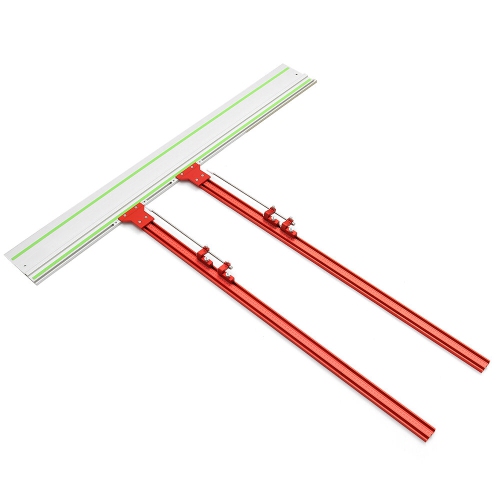 FONSON Upgraded Aluminum Alloy Parallel Guide System for Repeatable Cuts for Track Saw Rail Fit for Makita and Festool Woodworking Tools Hook Upgrade