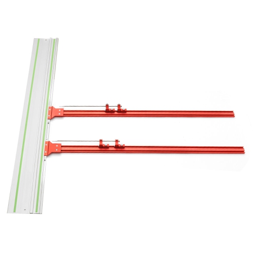 FONSON Upgraded Aluminum Alloy Parallel Guide System for Repeatable Cuts for Track Saw Rail Fit for Makita and Festool Woodworking Tools Hook Upgrade