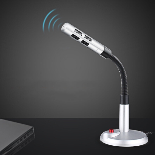 Jies F11 Multi-functional 360 Degree Omnidirectional Game Microphone 3.5mm Interface Computer Gaming Microphone