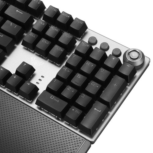AULA F2088 104 Keys Mechanical Keyboard RGB Backlit Punk E-sports Gaming Keyboard Absorbable Hand Rest