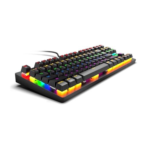 ZIYOULANG K2 87 Keys Mechanical Keyboard Wired Rainbow Backlight Blue Switch Gaming Keyboard for Laptop Computer PC Gamer