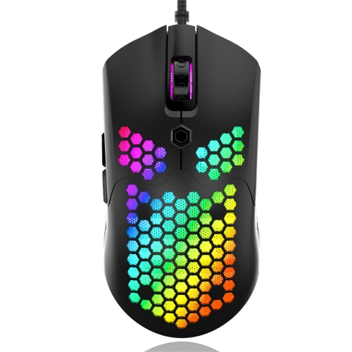 KEYBOARDS & MOUSE  Ziyoulang M5 Wired Game Mouse Breathing RGB Colorful Hollow Honeycomb Shape 12000Dpi Gaming Mouse USB Wired Gamer Mice for Desktop