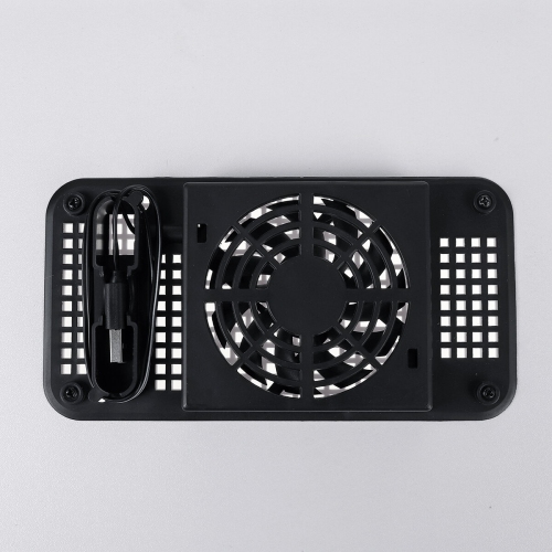 40*26cm Enlarge Foldable with Cooling Fan Hole Aluminum Laptop Computer Desk Table TV Bed Computer Mackbook Desktop Holder