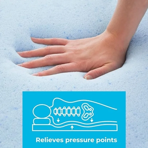 2 Inch Gel Infused Memory Foam Mattress Topper - Full Size, CertiPUR-US Certified