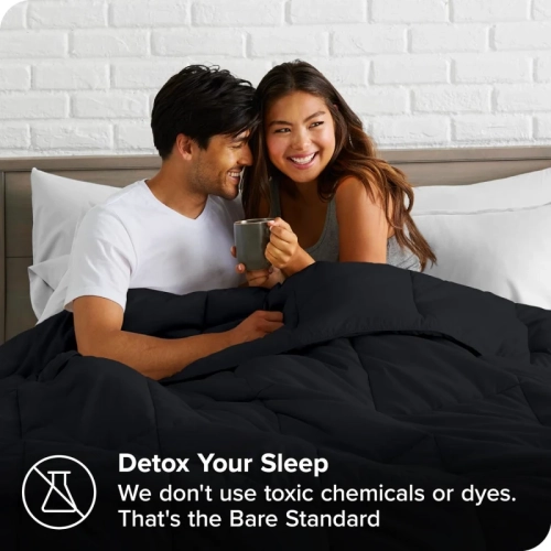 Premium 1800 Series Comforter Set - Queen Size Goose Down Alternative - Ultra-Soft - All Season Warmth