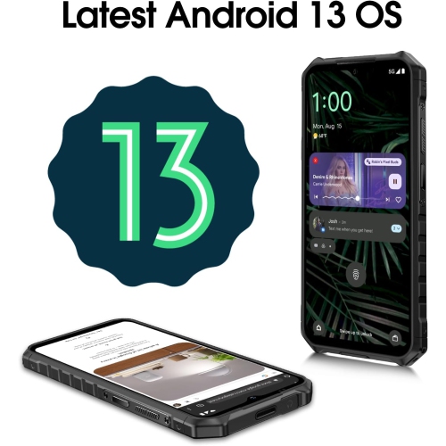 Ulefone Armor X13 Rugged Phone, 6GB RAM+6GB virtual RAM / 64GB, 50MP Rear Camera, 24MP Night Vision Camera, 6.52” Screen, 6320mAh, NFC, GPS, Dual 4G