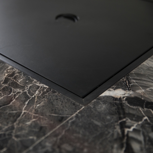 Deko Living 35 Inch Square Outdoor Propane Gas Fire Pit Table 50,000 BTU Heater with Lava Rock Filler