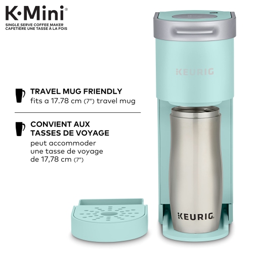 Cafetière pour une tasse K-Mini K-Cup de Strak, dotée d'une conception ultra-élégante, Oasis