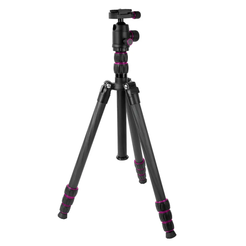 Optex Black 4-Section Pro Carbon Fibre Travel Tripod