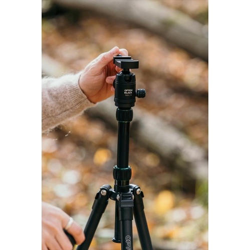 Optex Black 4-Section Pro Carbon Fibre Travel Tripod