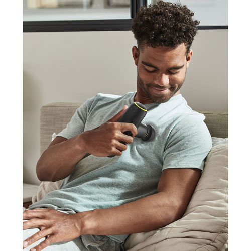 Appareil de massage à percussion Rebound de HoMedics avec accessoires - Noir