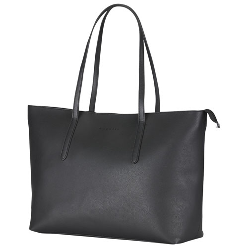 Sac griffé uni Portos de Bugatti pour portable de 14,1 po - Noir