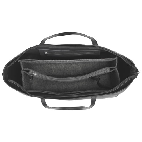 Sac griffé uni Portos de Bugatti pour portable de 14,1 po - Noir