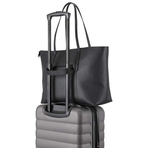 Sac griffé uni Portos de Bugatti pour portable de 14,1 po - Noir