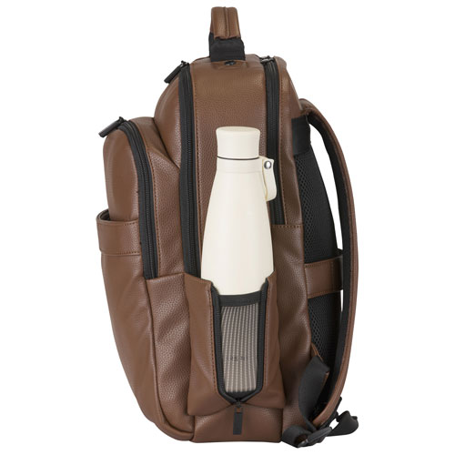 Bugatti Portos Solid 15.6" Laptop Backpack - Cognac