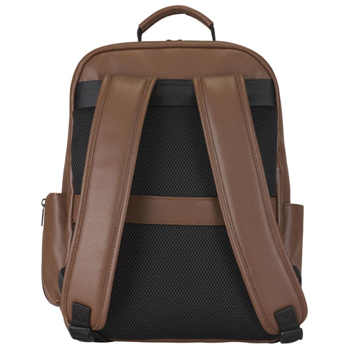 Bugatti Portos Solid 15.6" Laptop Backpack - Cognac
