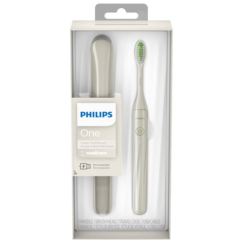 Brosse à dents électrique rechargeable Philips One by Sonicare - Neige