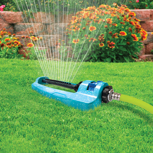Aqua Joe Metal Base Oscillating Sprinkler