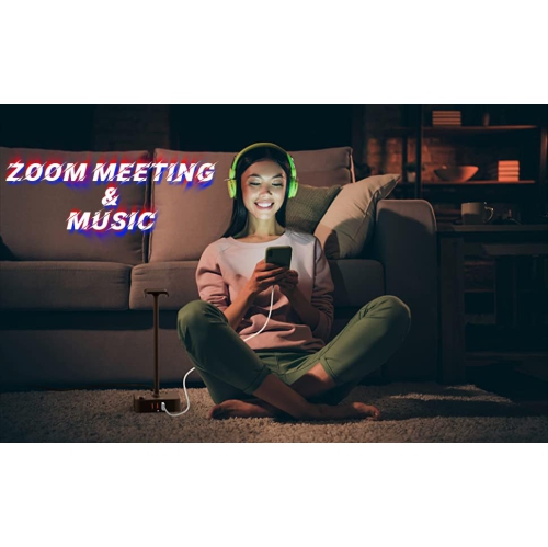 Headphone Stand with USB Charger Desktop Gaming Headset Holder Hanger with 3 USB Charging Station and 2 Outlets Power Strip