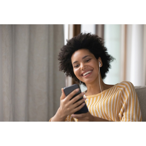 JVC - USB Type-C In-Ear Headphones with Integrated Microphone and Remote Control, White