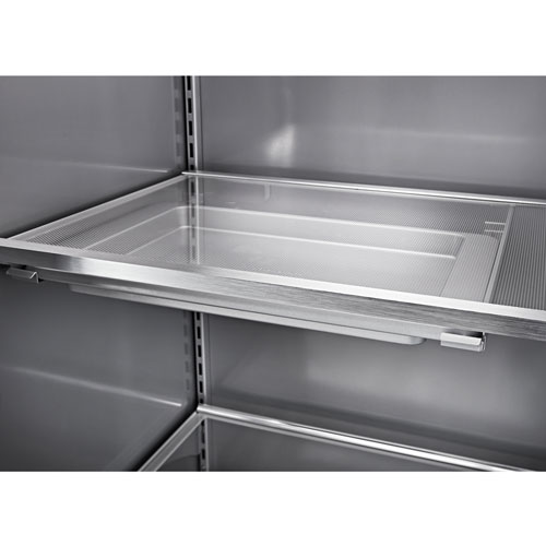 KitchenAid 42" 25.1 Cu Ft Side-By-Side Refrigerator w/ Water & Ice Dispenser (KBSD702MSS) -PrintShield Stainless