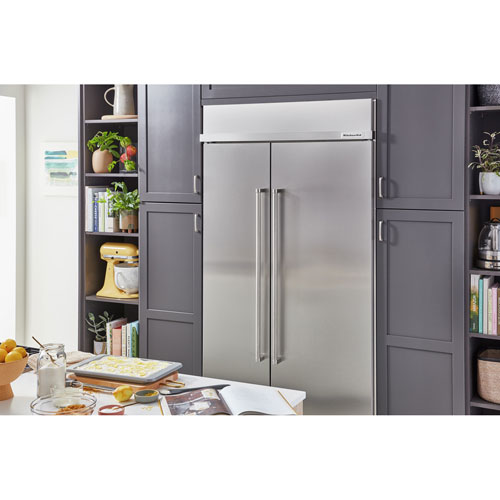 KitchenAid 42" 25.5 Cu. Ft. Side-By-Side Refrigerator - Stainless Steel