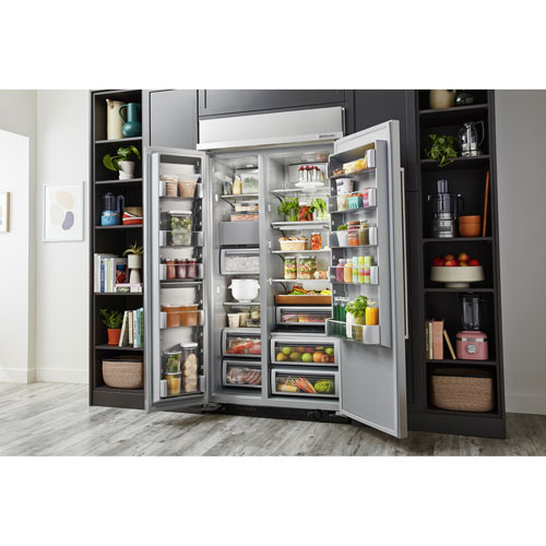 KitchenAid 42" 25.5 Cu. Ft. Side-By-Side Refrigerator - Stainless Steel