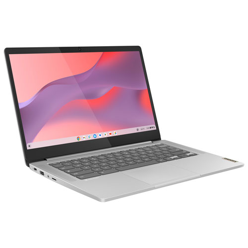 Lenovo IdeaPad Slim 3 14" Touchscreen Chromebook - Cloud Grey (MediaTek Kompanio 520/128GB eMMC/8GB RAM)