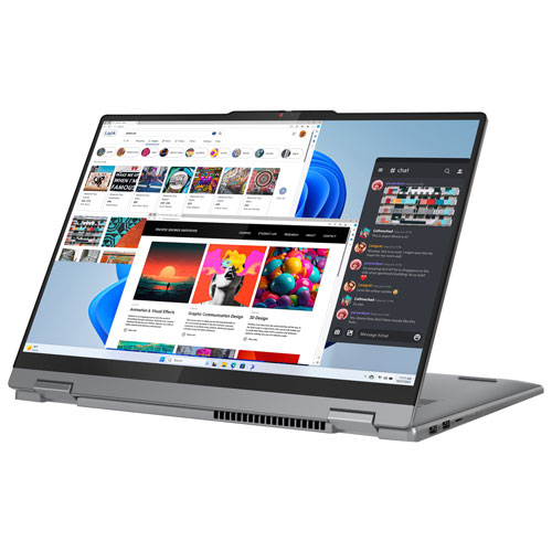 Portable 2-en-1 à écran tactile IdeaPad 5 de 16 po de Lenovo - Gris